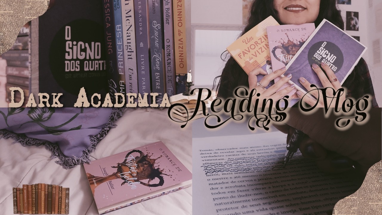 COZY VLOG CRISTÃO | lendo livros clássicos por 48h (ou tentando), dark academia 📖🕰️༉‧₊˚🕵🔎