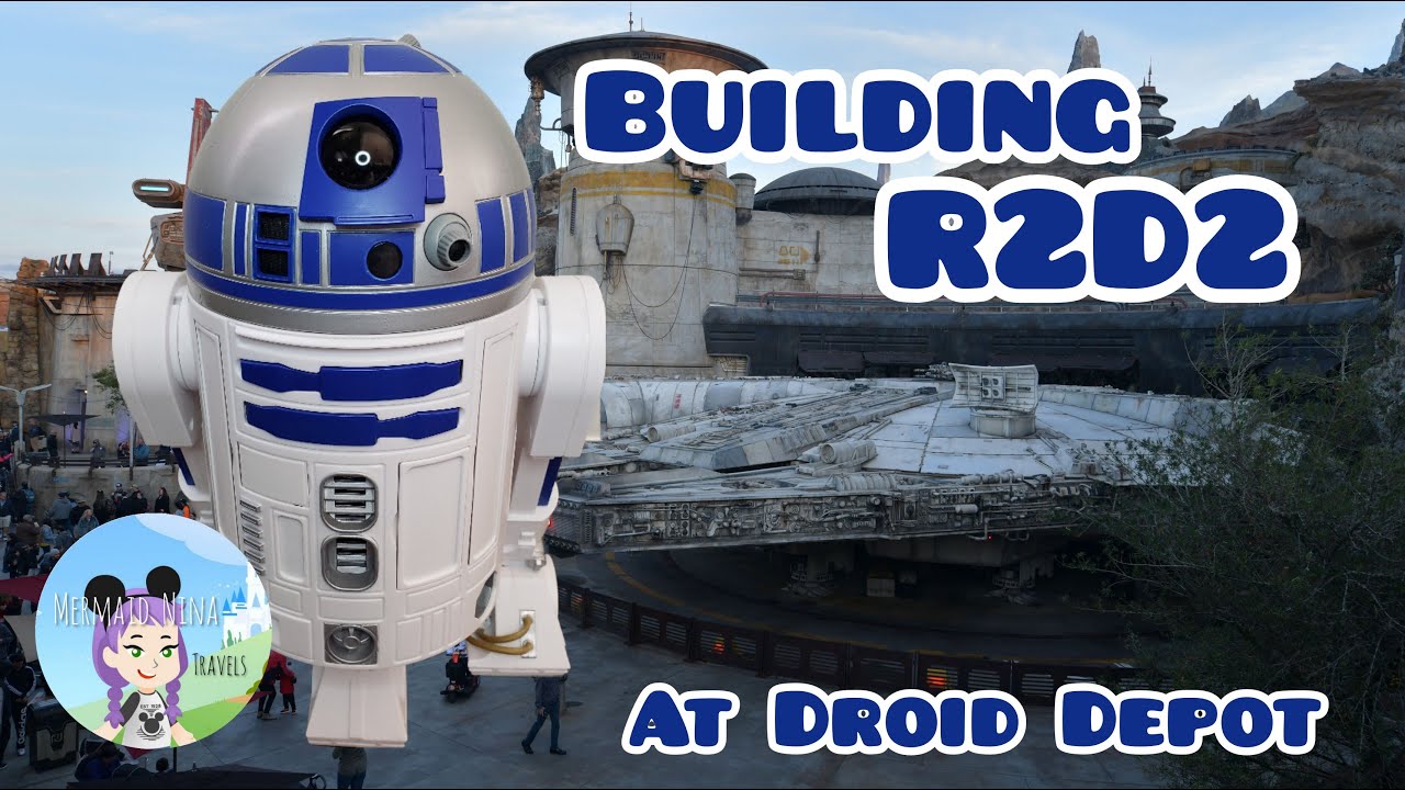Сборка дроида в Disney — сборка R2D2 в Droid Depot