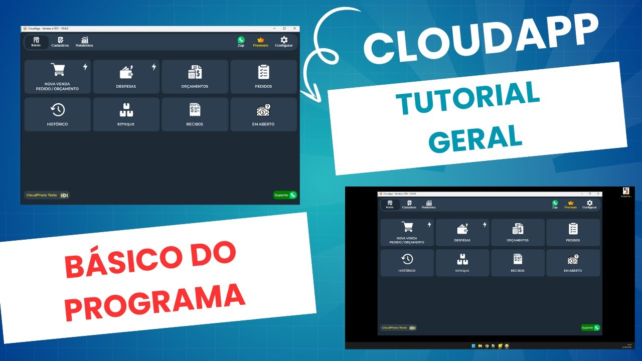 CloudApp - V11 - Tutorial Geral B&aacute;sico