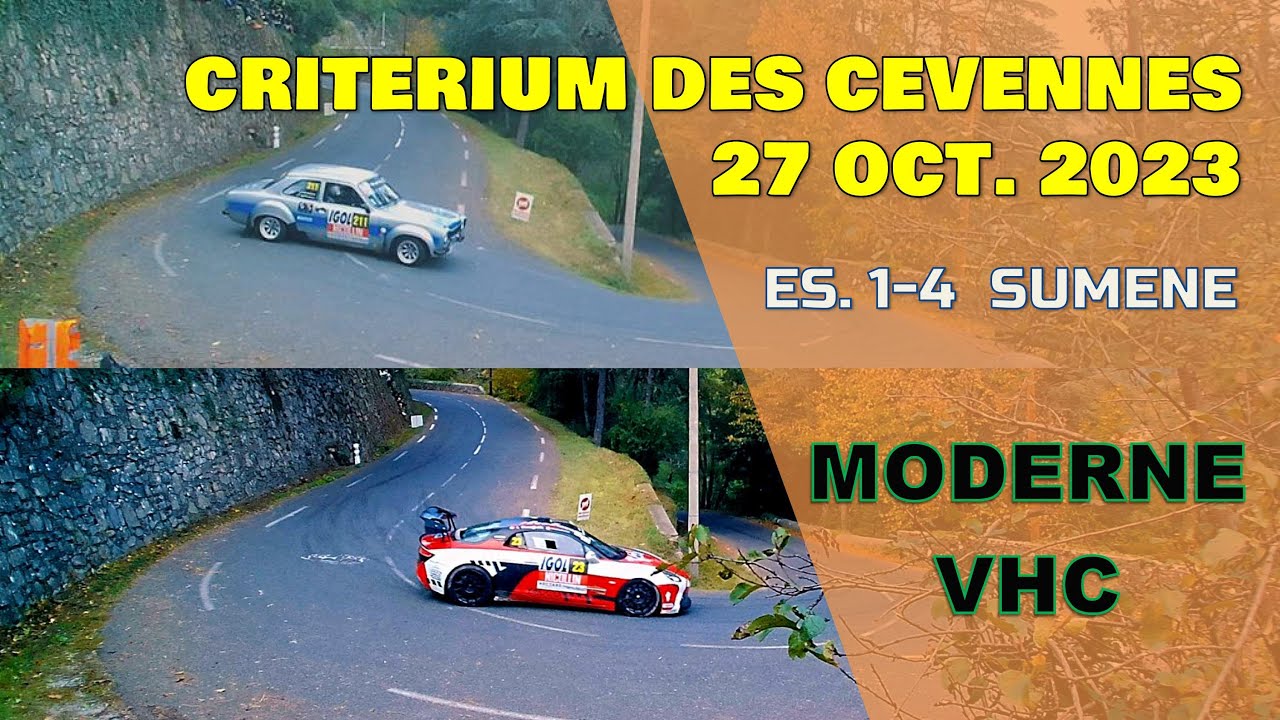 🏁CRITERIUM DES CÉVENNES 2023, MODERNE VHC à SUMENE 27 oct 2023