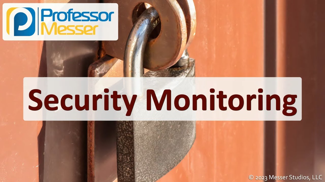 Мониторинг безопасности — CompTIA Security+ SY0-701 — 4.4