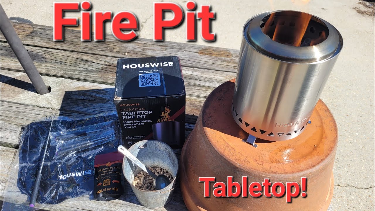 Lumina Tabletop Fire Pit by Houswise