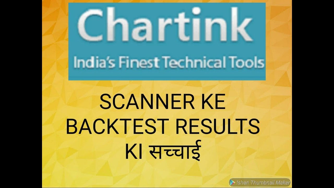 CHARTINK SCANNER BACKTESTING VS ALERTS RESULT