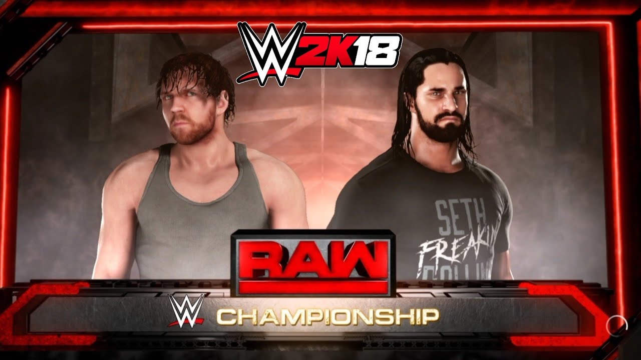 Dean Ambrose vs Seth Rollins - wwe  2k18