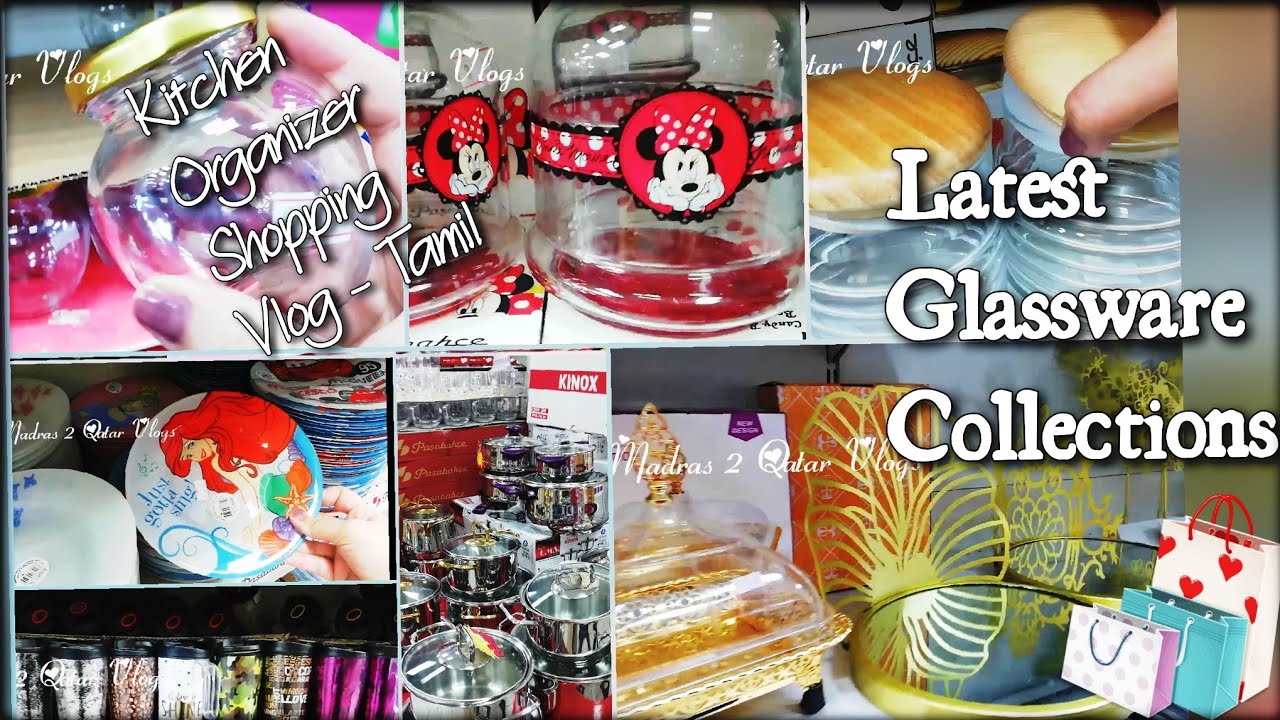 Al rawnaq Trading Complex Doha Qatar/Glassware collections/Qatar Shopping Tamil vlog /kitchen ideas