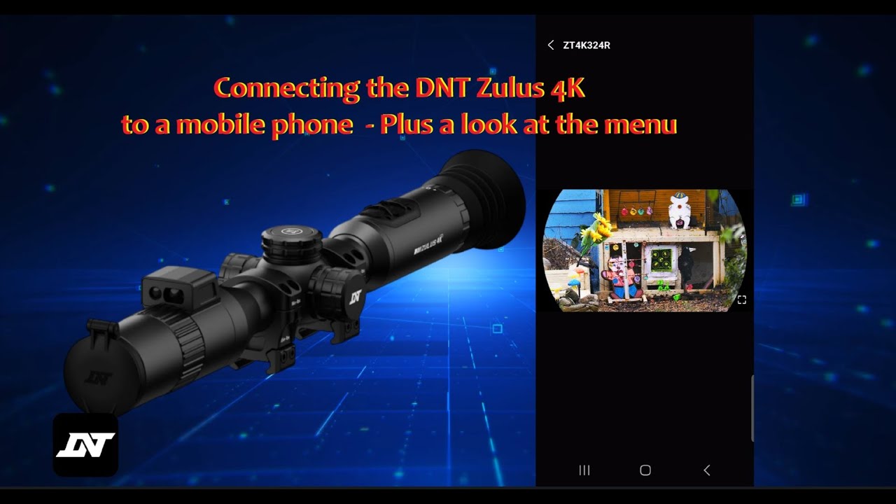 Подключение Zulus 4K к мобильному телефону — а также обзор меню.