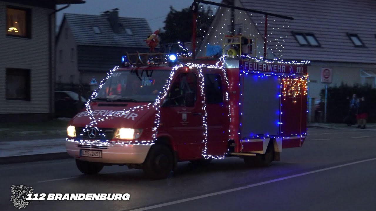 (Blaulicht, Sirene uvm.) Lichterfahrt der Feuerwehren Königs Wusterhausen