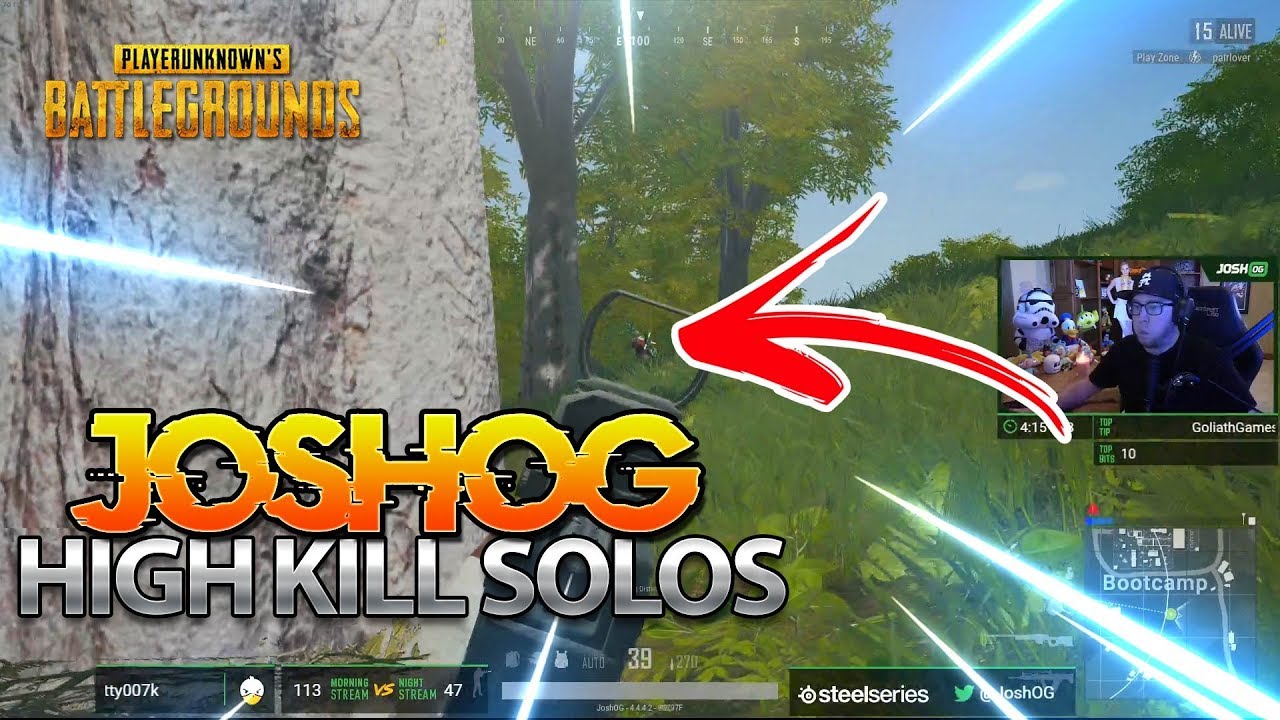HIGH KILL SOLOS - JOSHOG PUBG MOMENTS