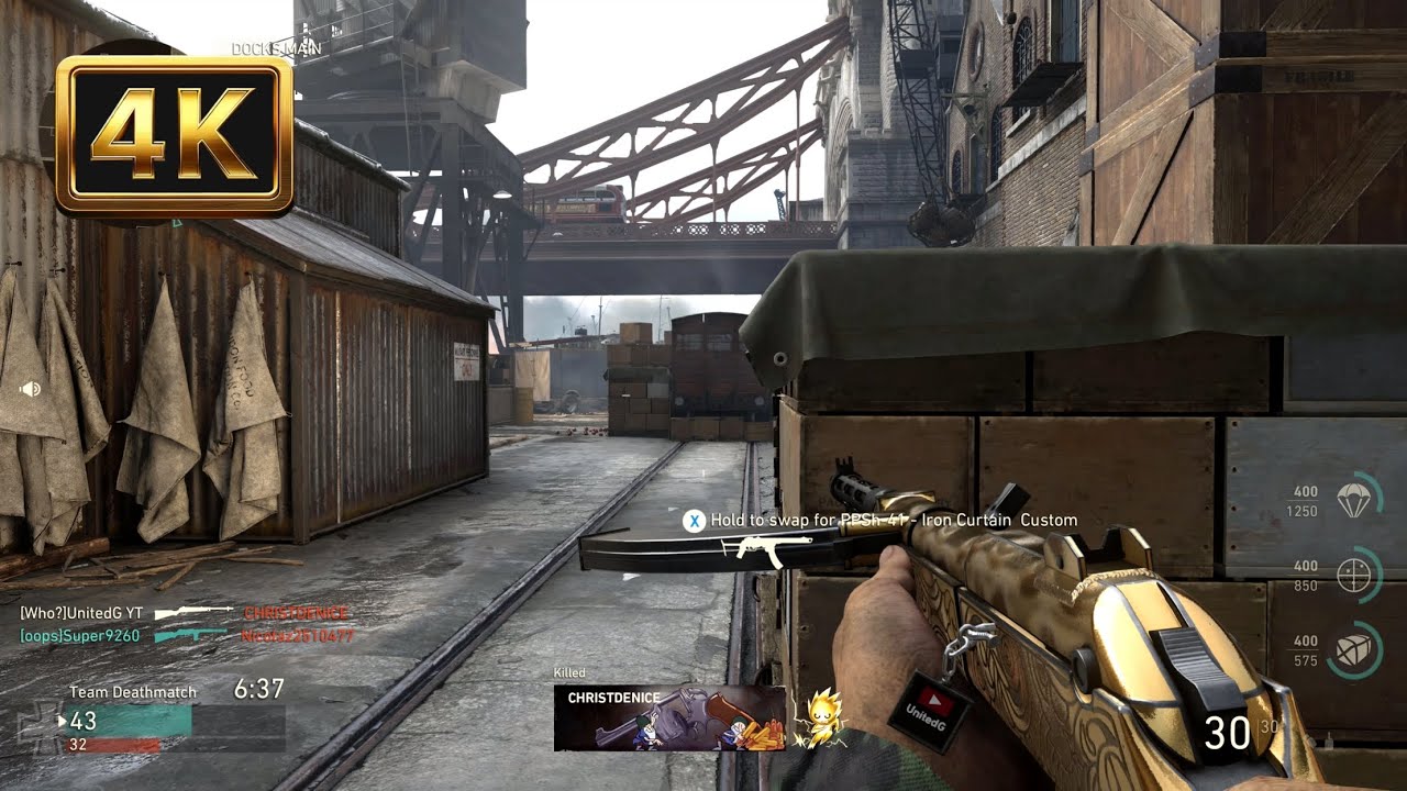 Call of Duty WW2 Multiplayer Gameplay 4K (No Commentary)