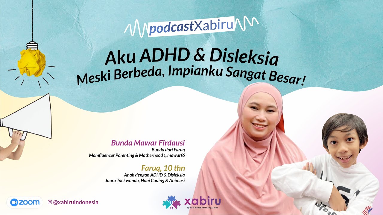 Faruq dan Bunda Mawar | Aku ADHD + Disleksia. Meski berbeda, Impianku Sangat Besar!