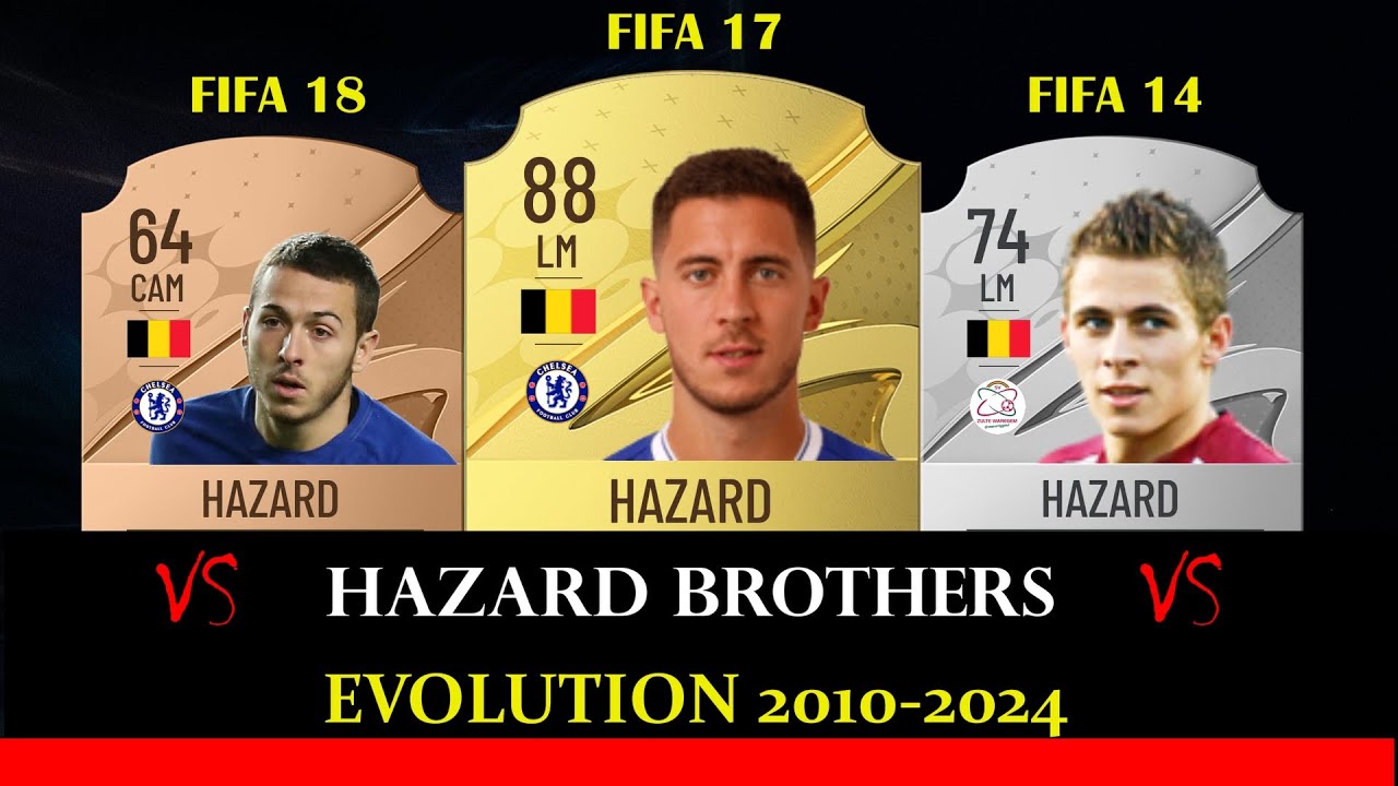 Eden Hazard VS Thorgan Hazard VS Kylian Hazard! FIFA EVOLUTION! | FIFA 10 - EA FC 24