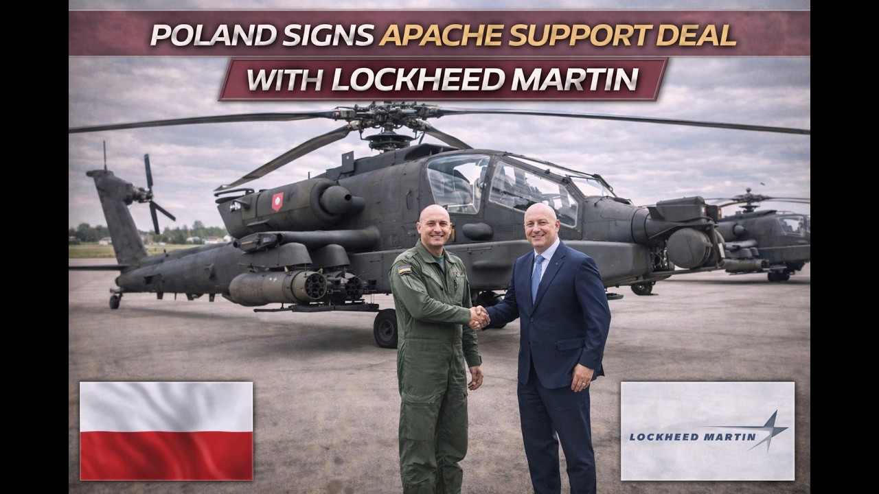 Poland signs Apache support deal with Lockheed Martin