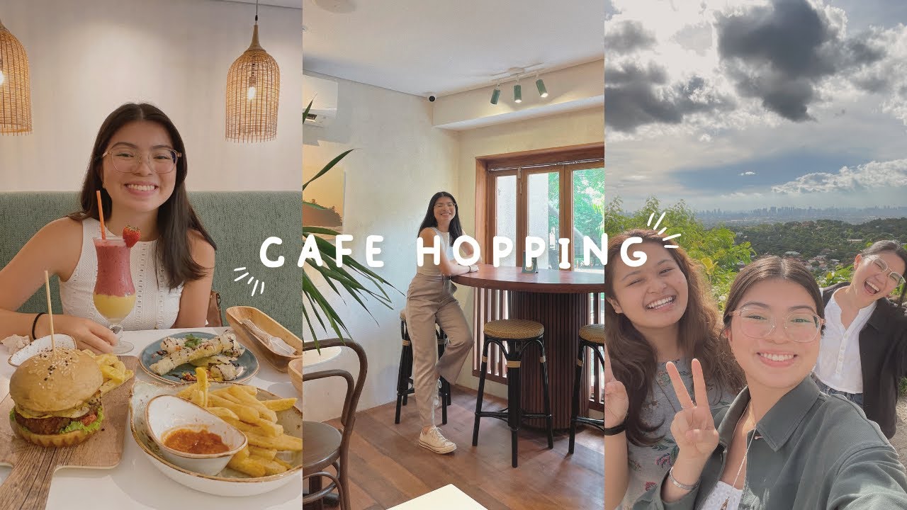 cafe hopping in bgc & antipolo ☕️🌱🌥 vegan food, meeting friends, & drinking coffee (vlog)
