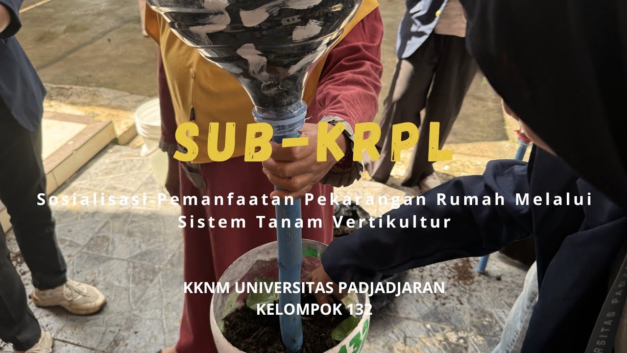 SOSIALISASI KAWASAN RUMAH PANGAN LESTARI | PEMANFAATAN MEDIA TANAM VERTIKAL DI PEKARANGAN RUMAH
