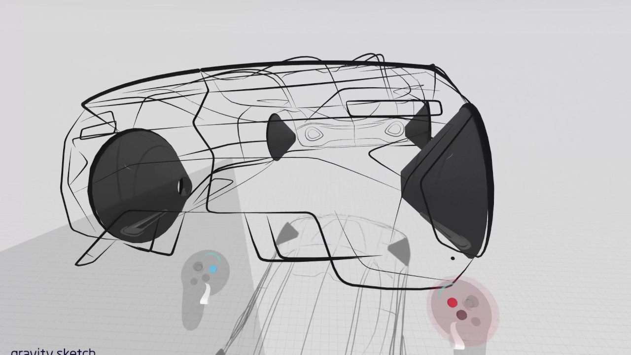 Gravity Sketch VR, Sketch timelapse
