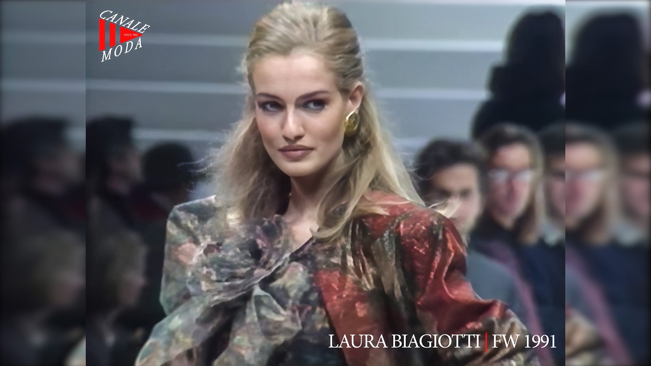 Коллекция Laura Biagiotti осень-зима 1991, Милан, 4K - Fashion Channel