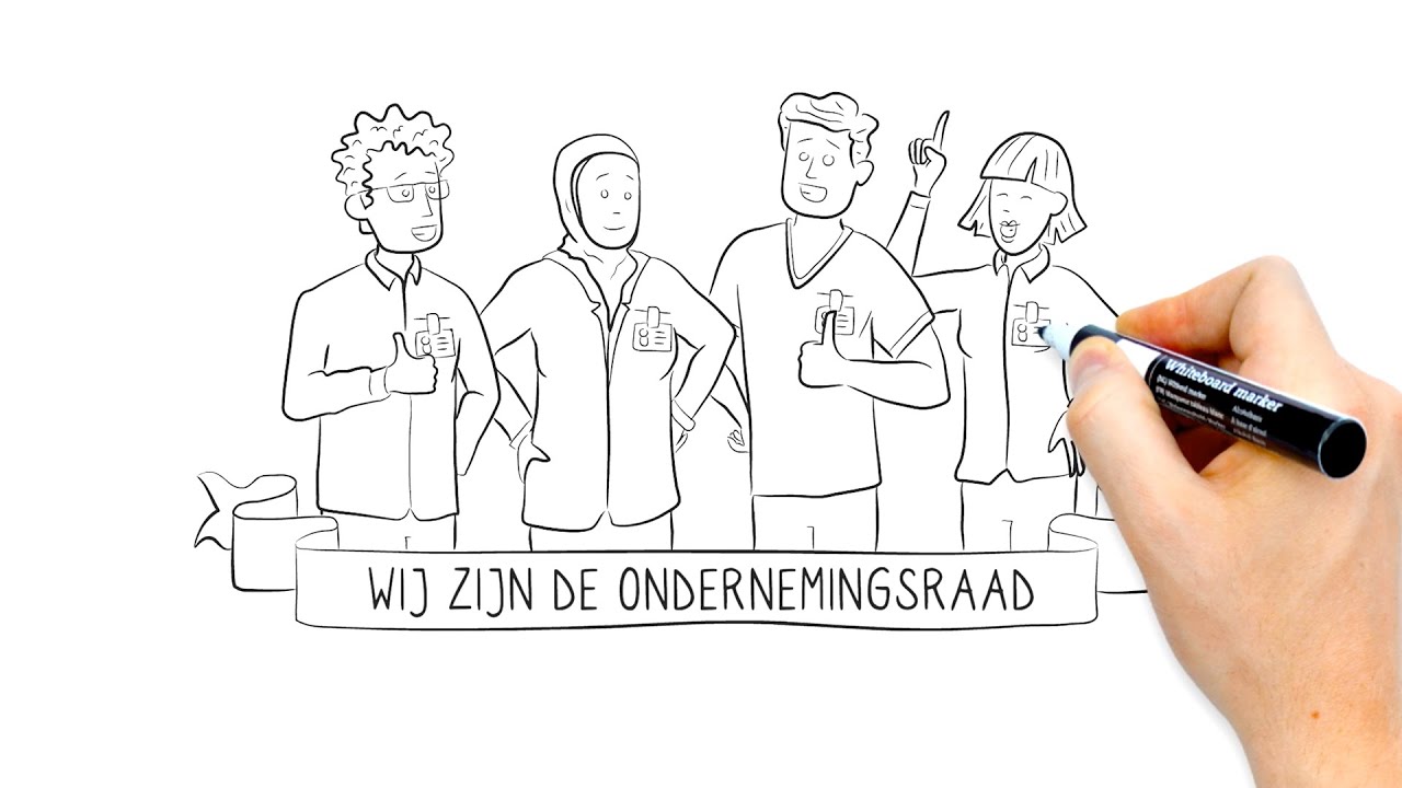 Whiteboard Animatie: Ondernemingsraad OLVG