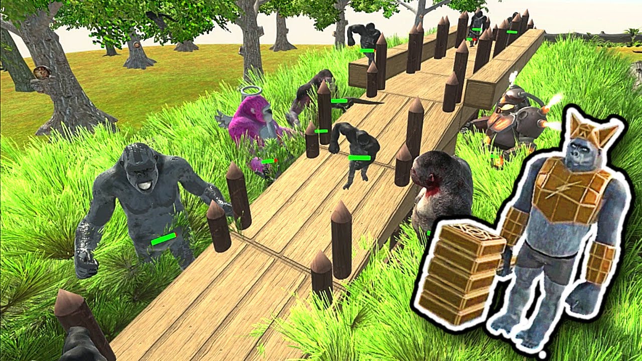 Can Mutant Primates Survive DEADLY Amazon DEATHRUN?! - Animal Revolt Battle Simulator