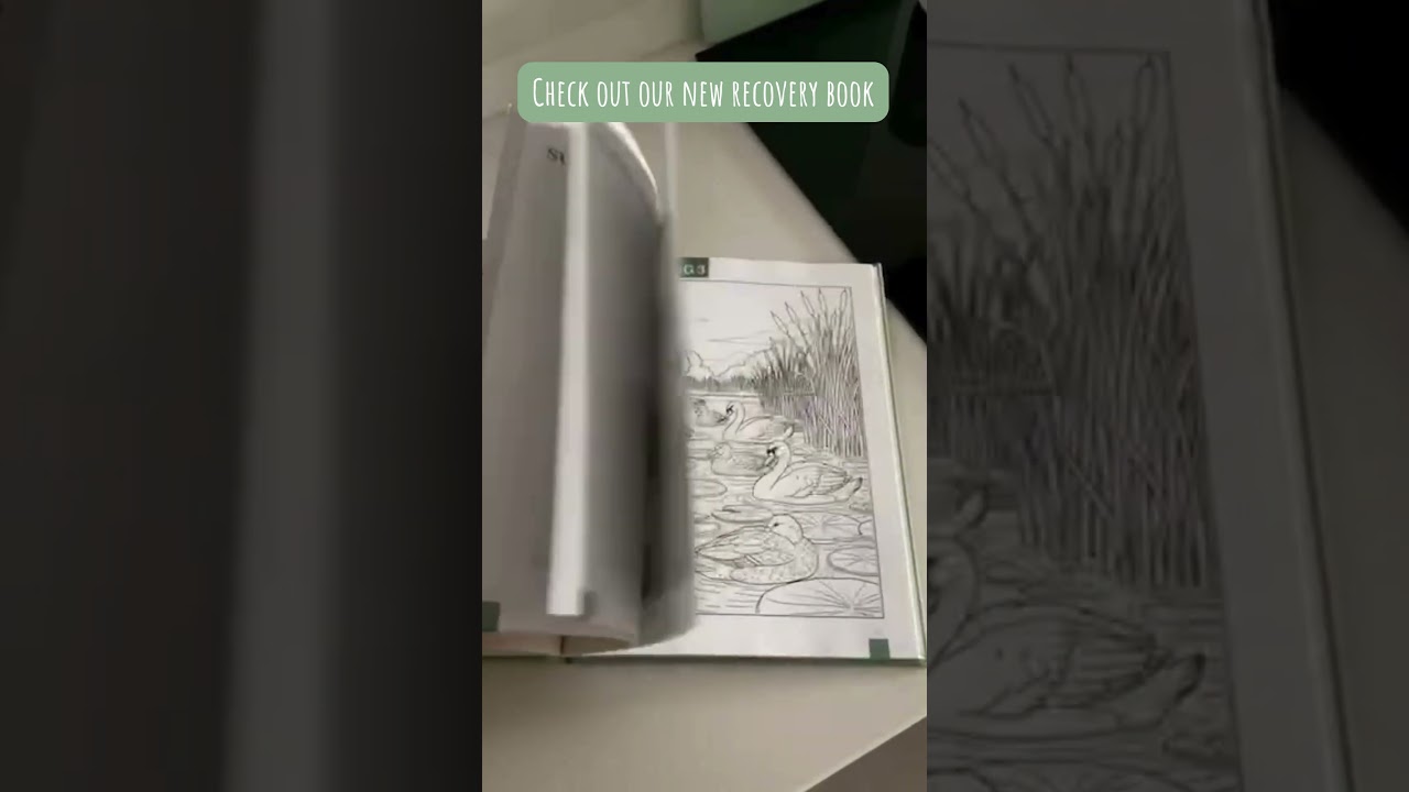 Flick through - coloring pages for recovery