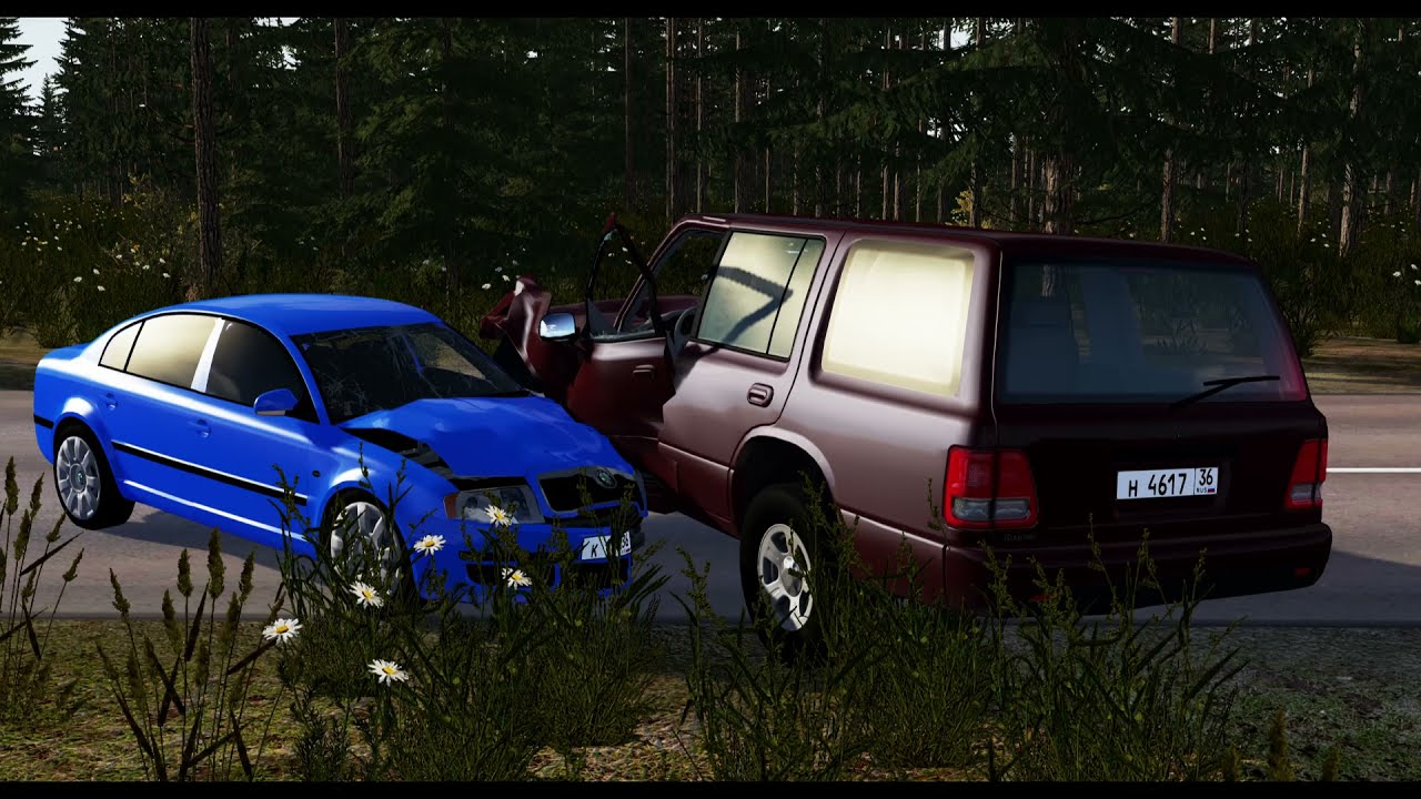 Wypadki przy wyprzedzaniu #1 | BeamNG.Drive