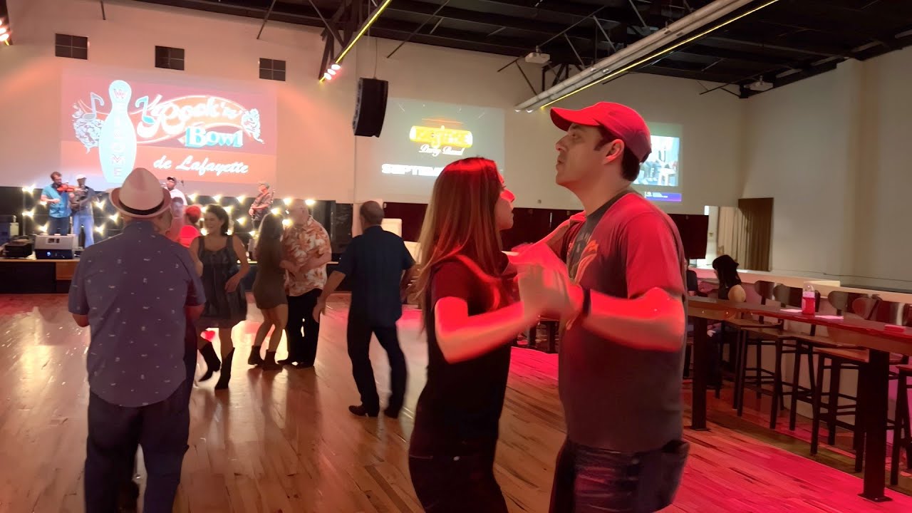Zydeco Dancing to Joe Hall & the Canecutters at Rock ’n’ Bowl on 09/01/22