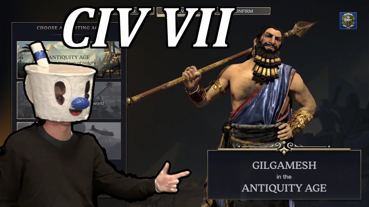 Gilgamesh is back, and he's fun! - Civilization VII Anniversary Stream