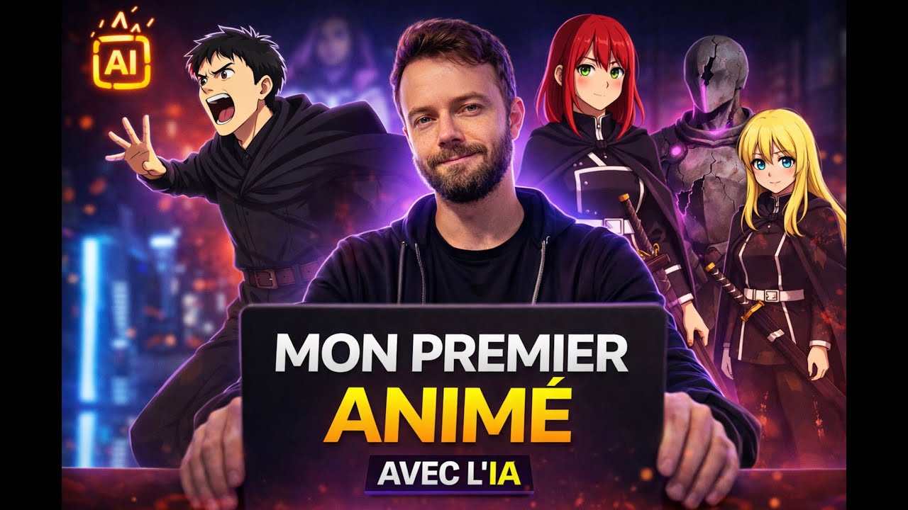 😱 J&rsquo;ai Cr&eacute;&eacute; Mon Premier Anim&eacute; avec l&rsquo;IA (MidJourney, ChatGPT, Vidu, ElevenLabs&hellip;)