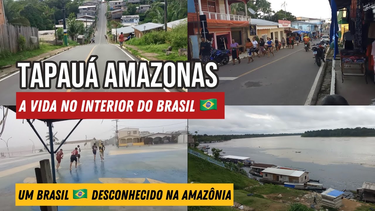 FIZ UM ￼TOUR COMPLETO NA CIDADE | ￼COMO É A VIDA EM TAPAUÁ INTERIOR DO AMAZONAS ￼