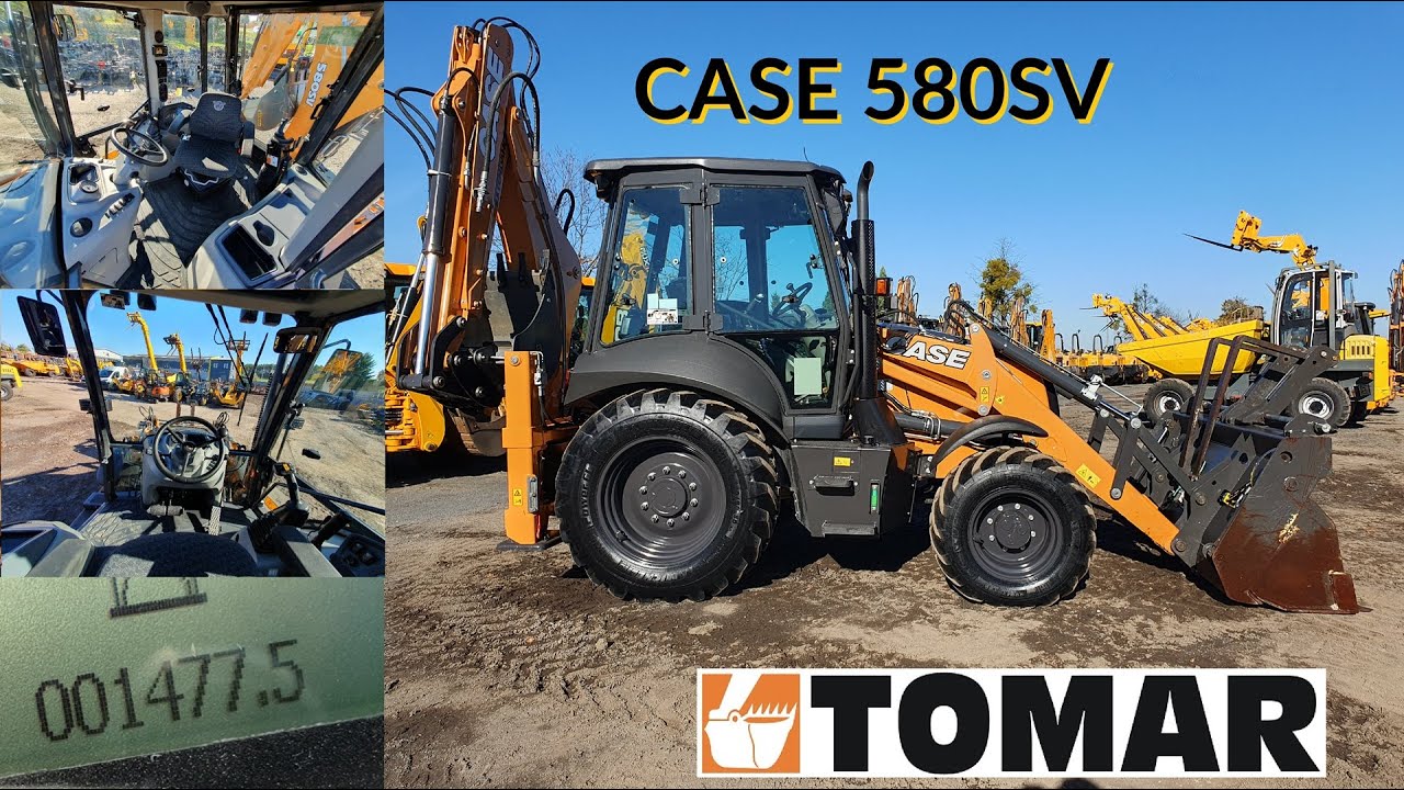 CASE 580 SV 2023r 0182 tel +48 575 316 333 backhoe loader koparko ładowarka