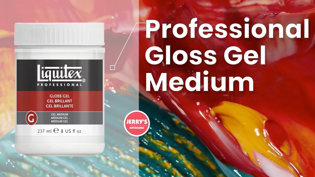Liquitex Acrylic Gloss Gel Medium Key Features