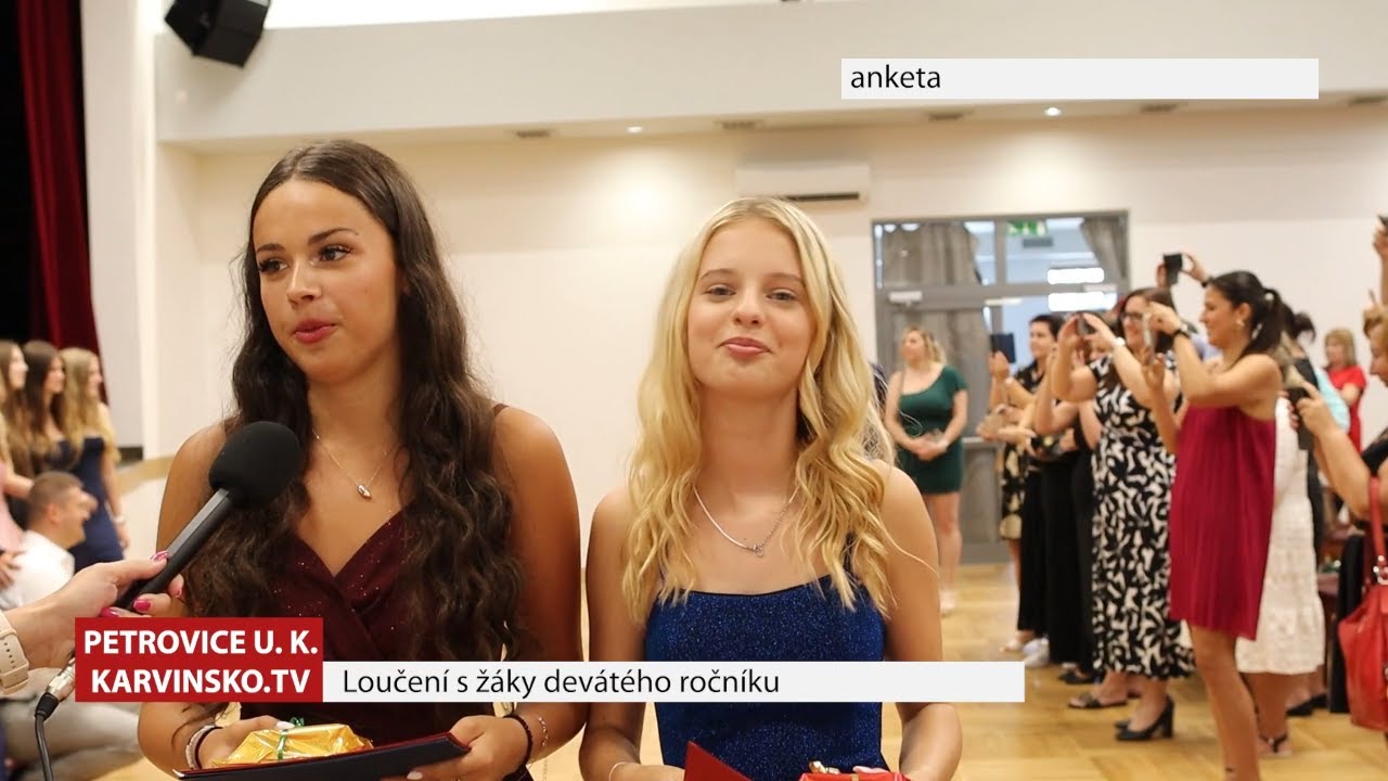Petrovice u Karviné ► Loučení s žáky devátého ročníku │ #Karvinsko.TV │ @TelevizeKarvinsko