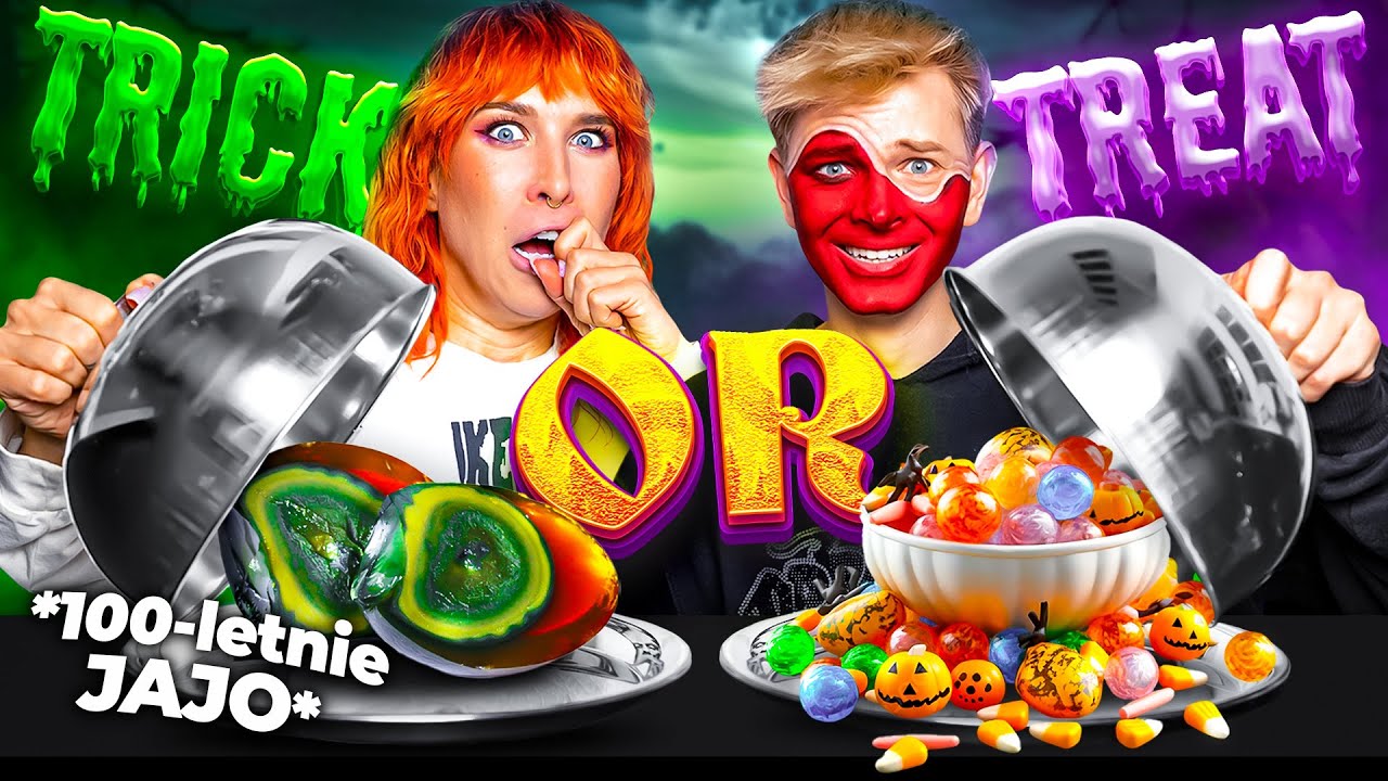 CUKIEREK ALBO PSIKUS 🎃😱 *mocne wyzwania* | Dominik Rupiński & Aga Grzelak