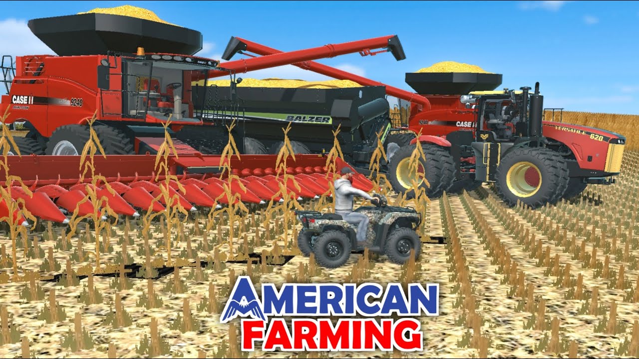 Increíble Cosecha De Maíz Con Maquinaria Enorme - American Farming