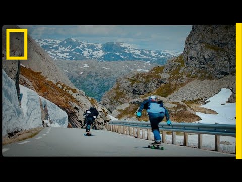 Fearlessly Longboarding Down Norway’s Steep Mountain Roads | Short Film Showcase