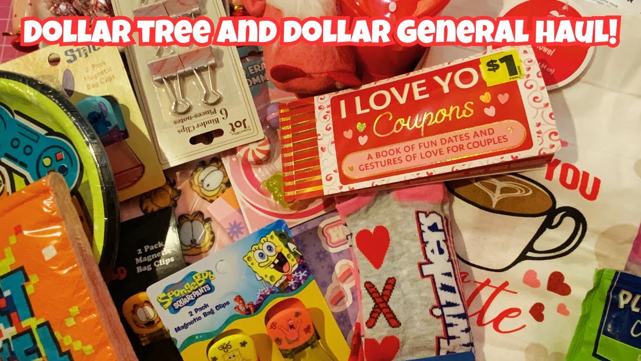 Покупки в магазинах Dollar Tree и Dollar General