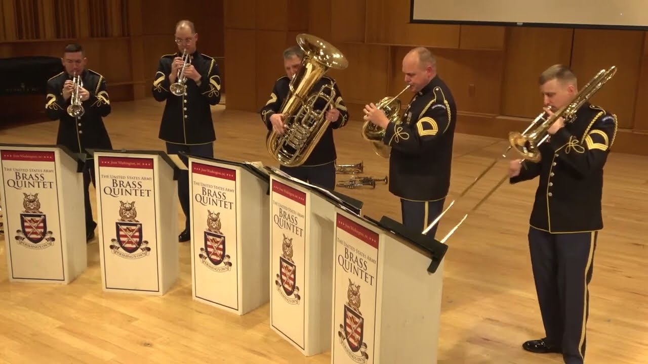 The Melody Shop (March) by Karl King | United States Army Brass Quintet