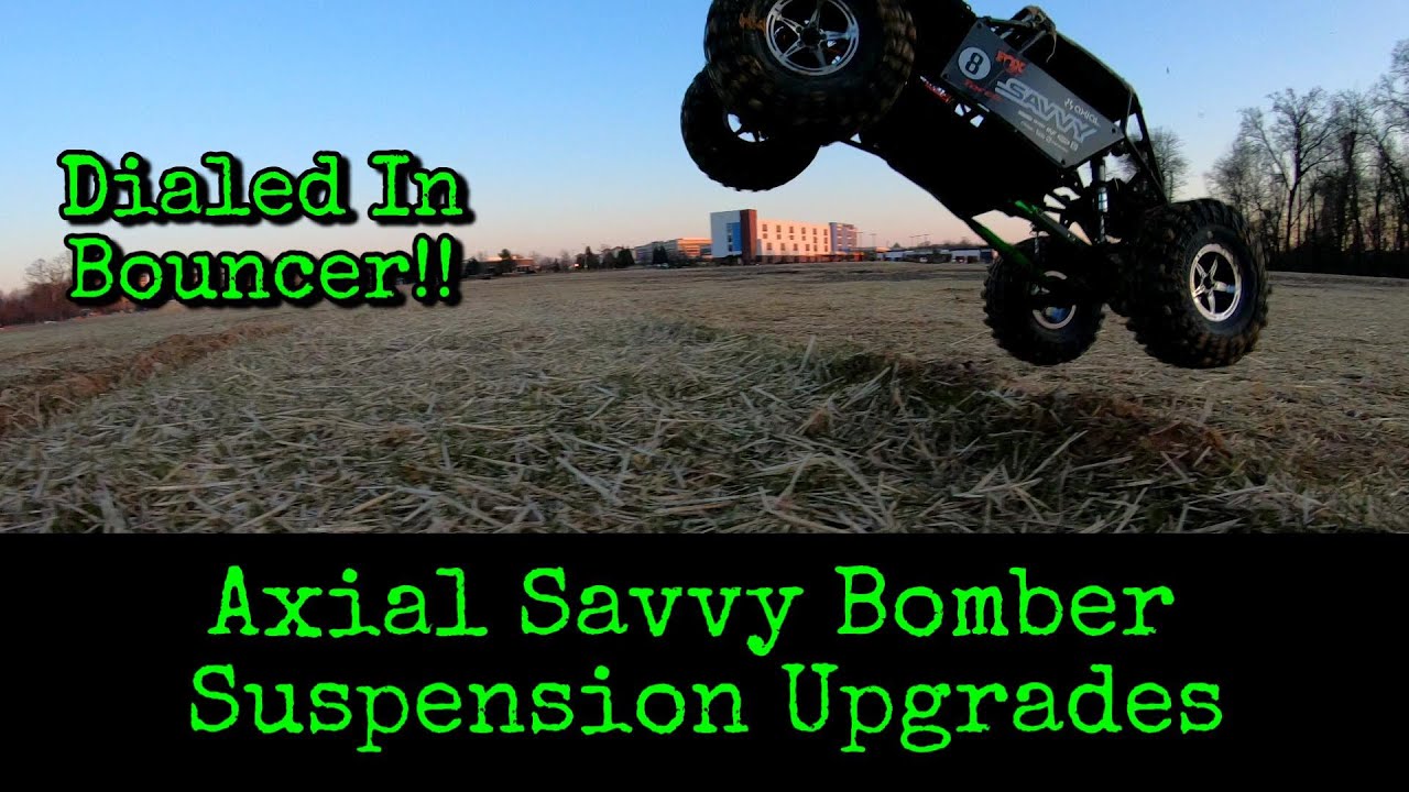 Axial Savvy Bomber Suspension Upgraded!!