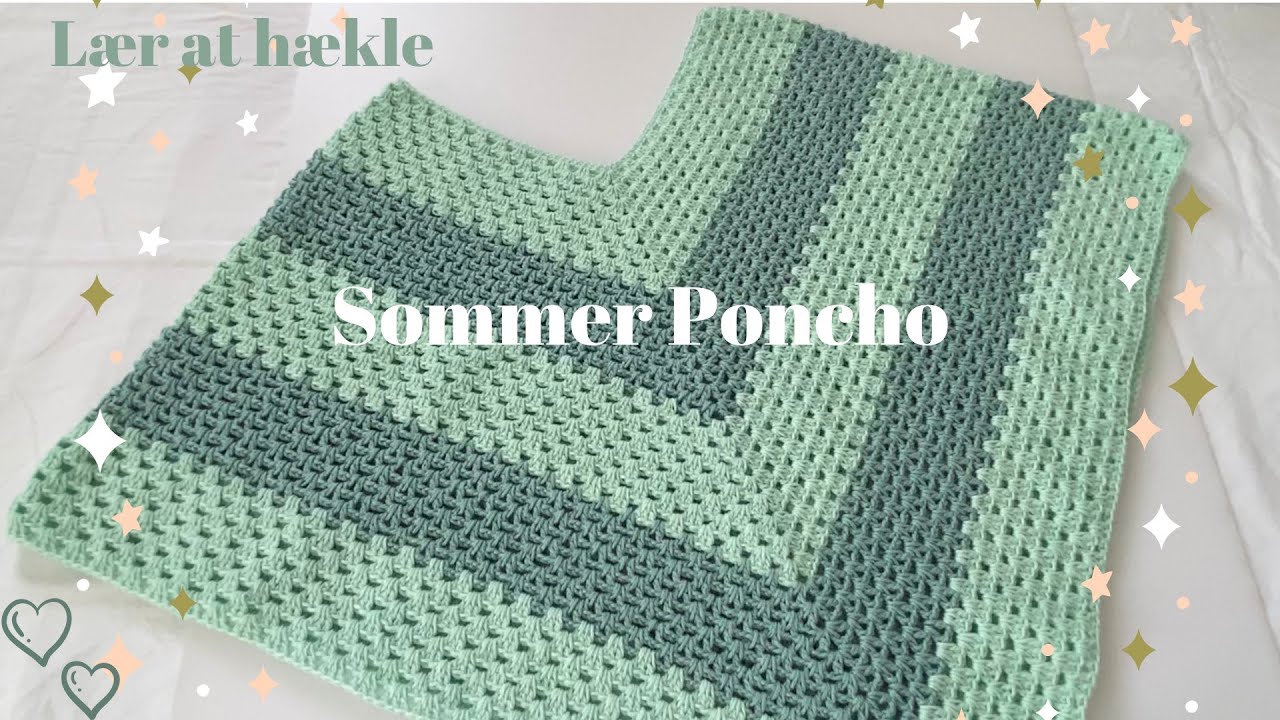Hæklet sommer poncho