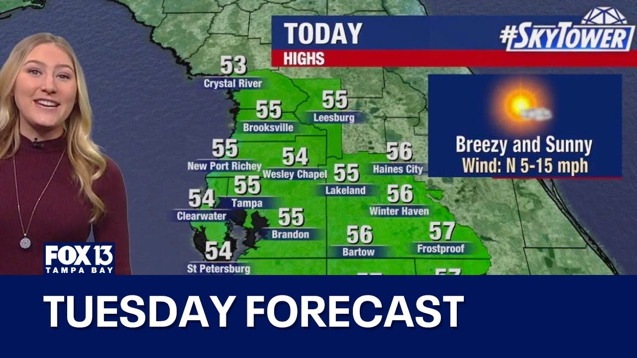 Tampa weather | Tuesday forecast