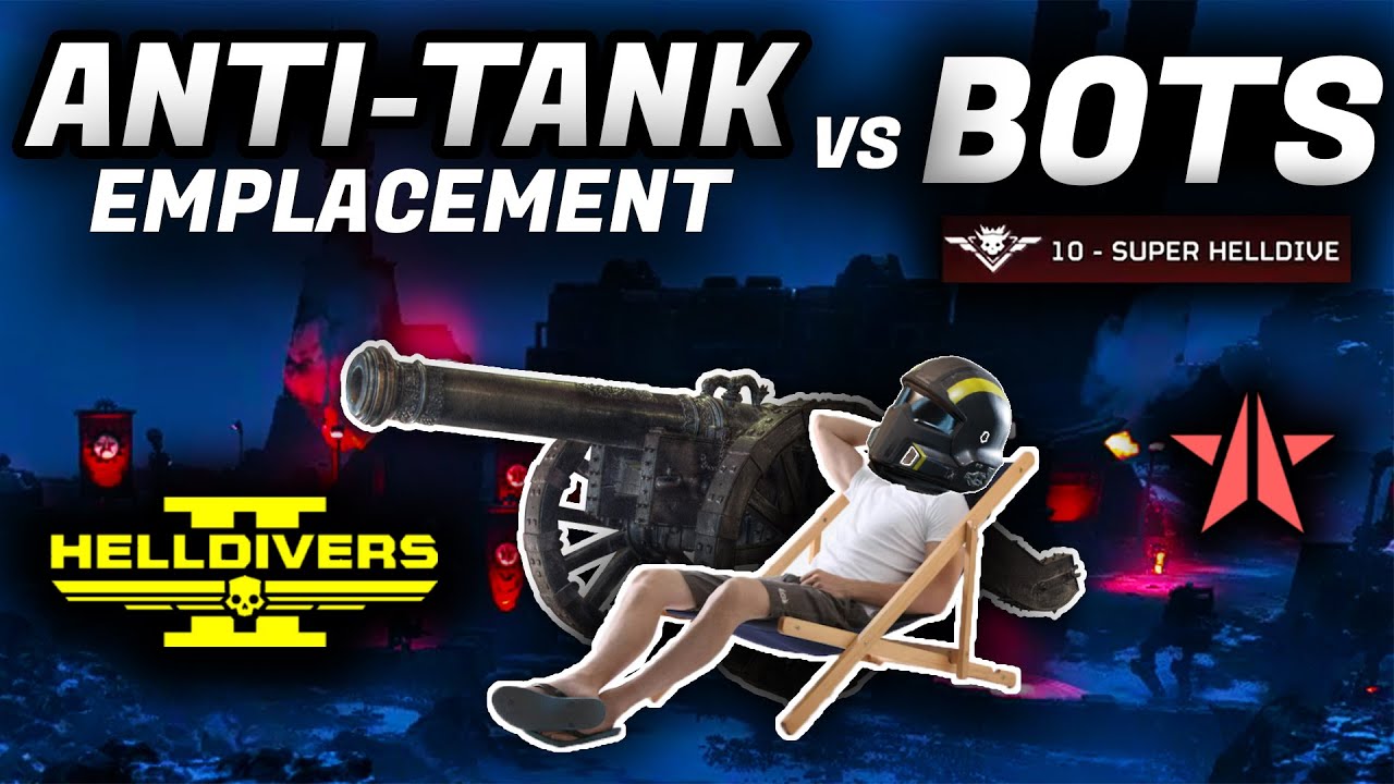 Helldivers 2 | Anti-Tank Emplacement vs Bots (Max Difficulty)