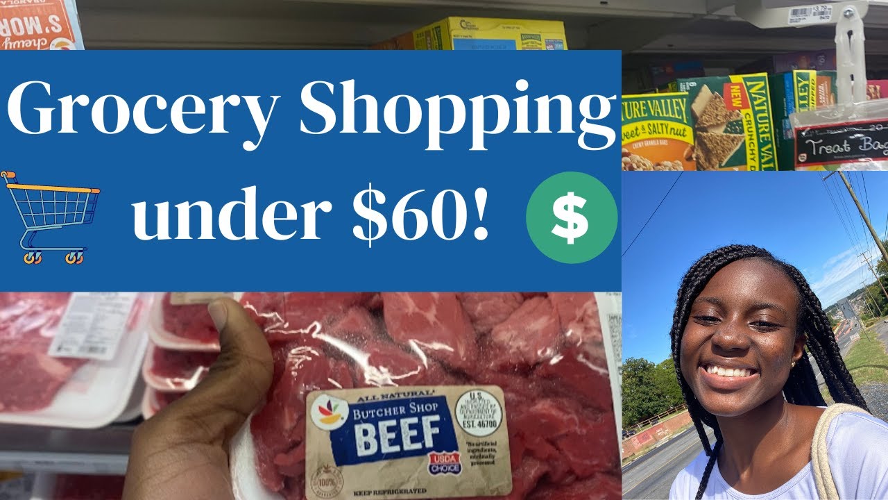 GROCERY SHOPPING ON A BUDGET! | Grad School Diaries |GIANT Food Stores