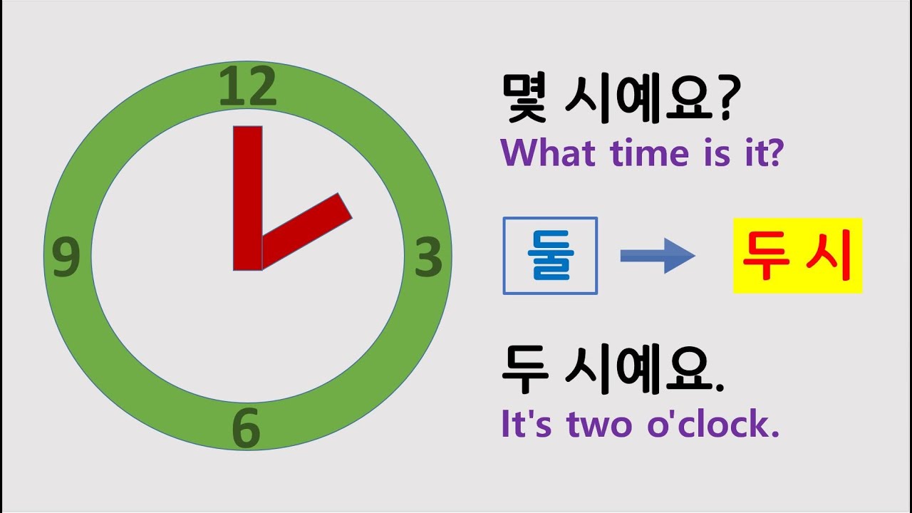 74) 시간 - Time in Korean / 한국어 - 시, 분, 초 / Learn Korean - How to say Time, Hour, Minute, Second (SUB)