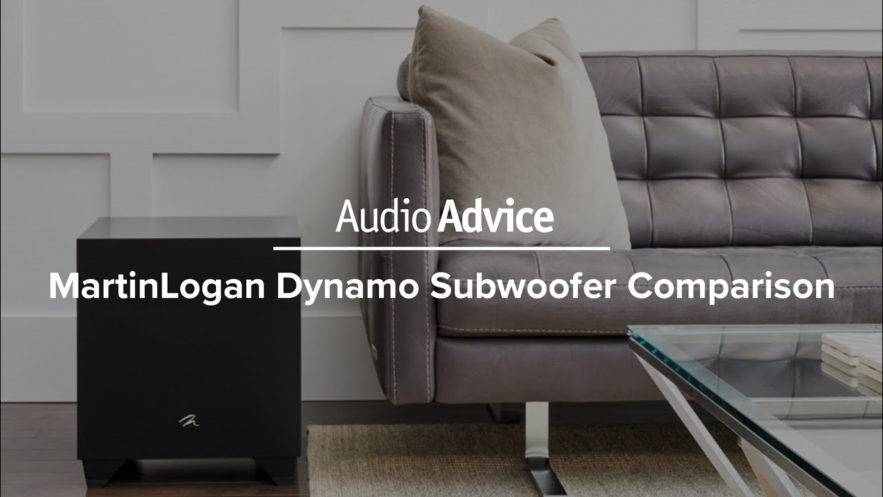 MartinLogan Dynamo Subwoofer Comparison (600X, 800X, 1100X, 1600X)