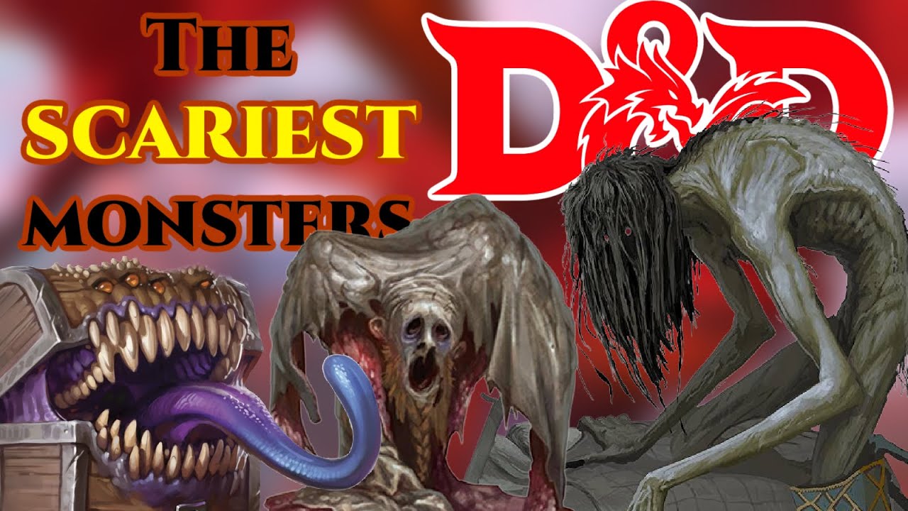 NIGHTMARE FUEL INBOUND! | Top 10 SCARIEST monsters in Dungeons and Dragons