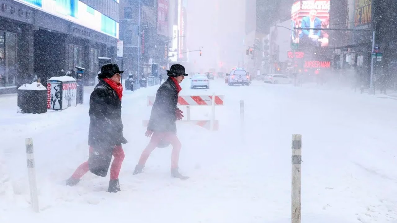 ARGENTINO ATRAPADO EN NUEVA YORK: Del calor extremo en Buenos Aires, a una gran tormenta invernal