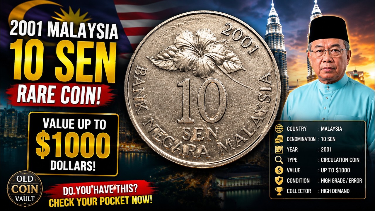 10 Sen 2001 Malaysia Coin Value Today Could Your Coin Be Worth 1000 Dollars
