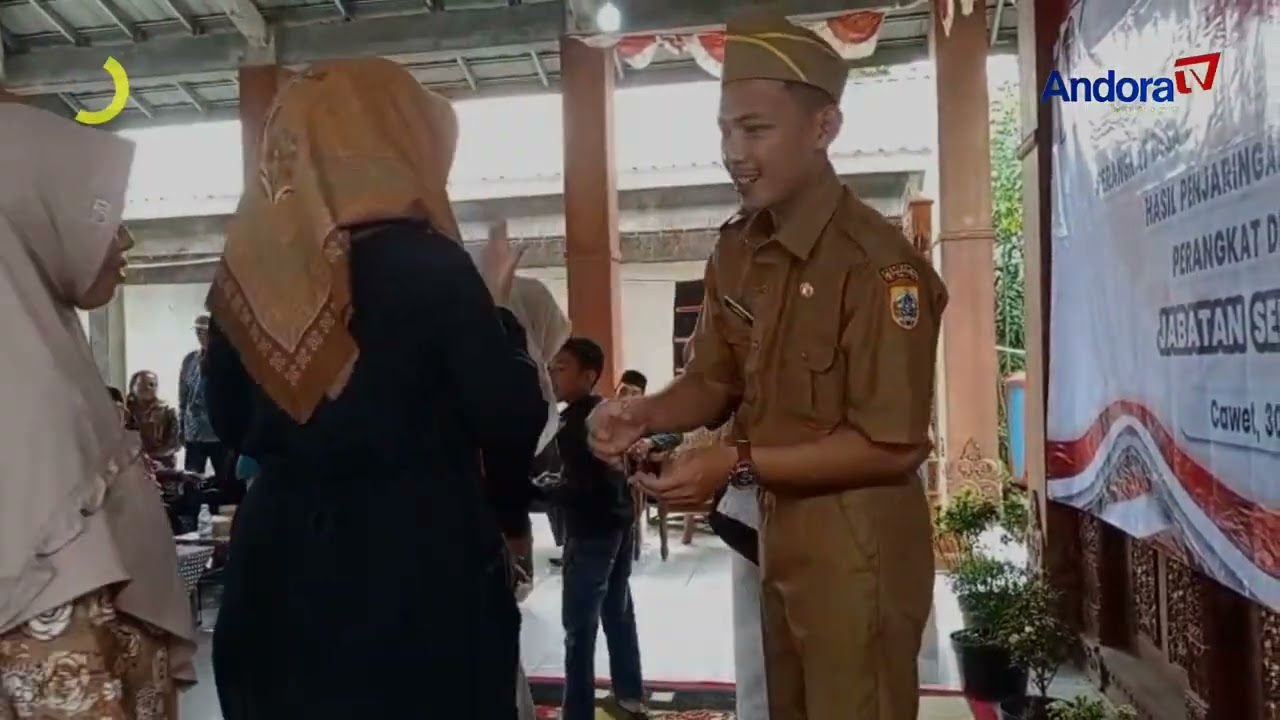 Pelantikan Sekdes Cawet, Ahmad Mawardi Siap Perkuat Pelayanan Masyarakat