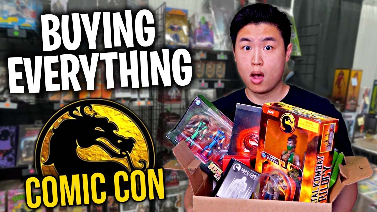 Buying EVERYTHING Mortal Kombat Challenge at GRAND RAPIDS COMIC CON 2021!!