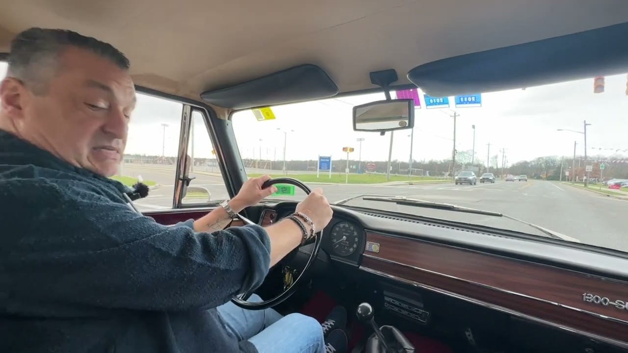 1973 Alfa Romeo Guilia 1300 Super Road Test Passenger POV
