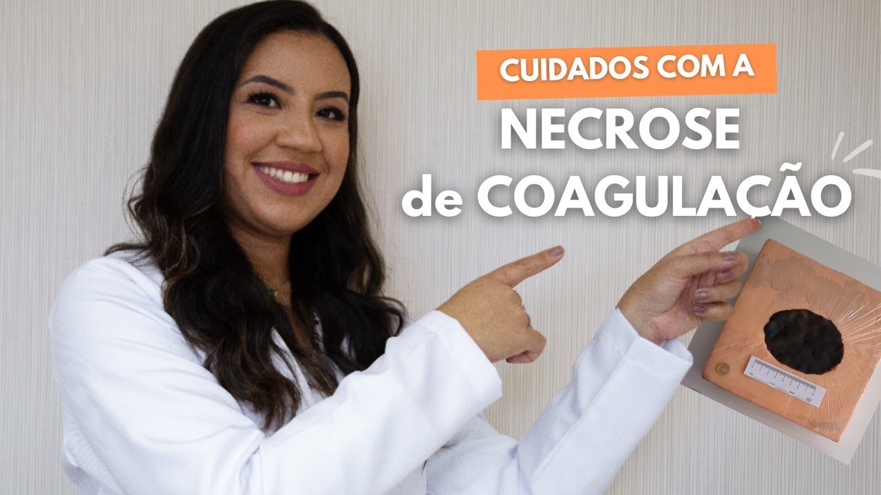 Curativo em ferida com necrose